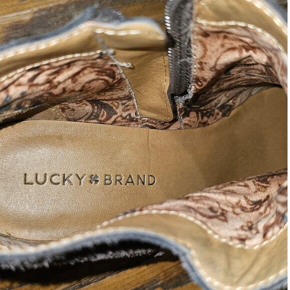 Lucky Brand Brolley Suede Leather Bootie Size 9M - Picture 6 of 6